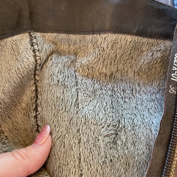 Berne Mev Tall Brown Leather Suede Boots 36 EUC - Picture 9 of 9